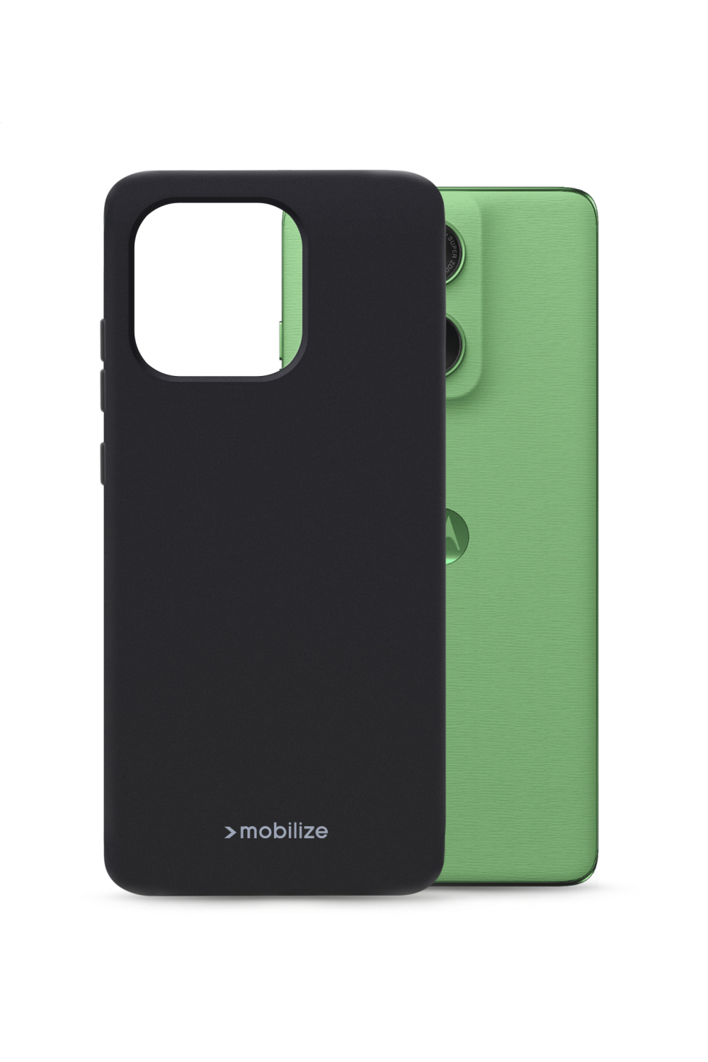 Mobilize Rubber Gelly Case Motorola Edge 60 Matt Black