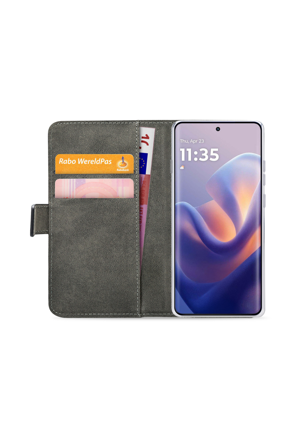 Mobilize Classic Gelly Wallet Book Case Motorola Edge 60 Pro Black - Afbeelding 4