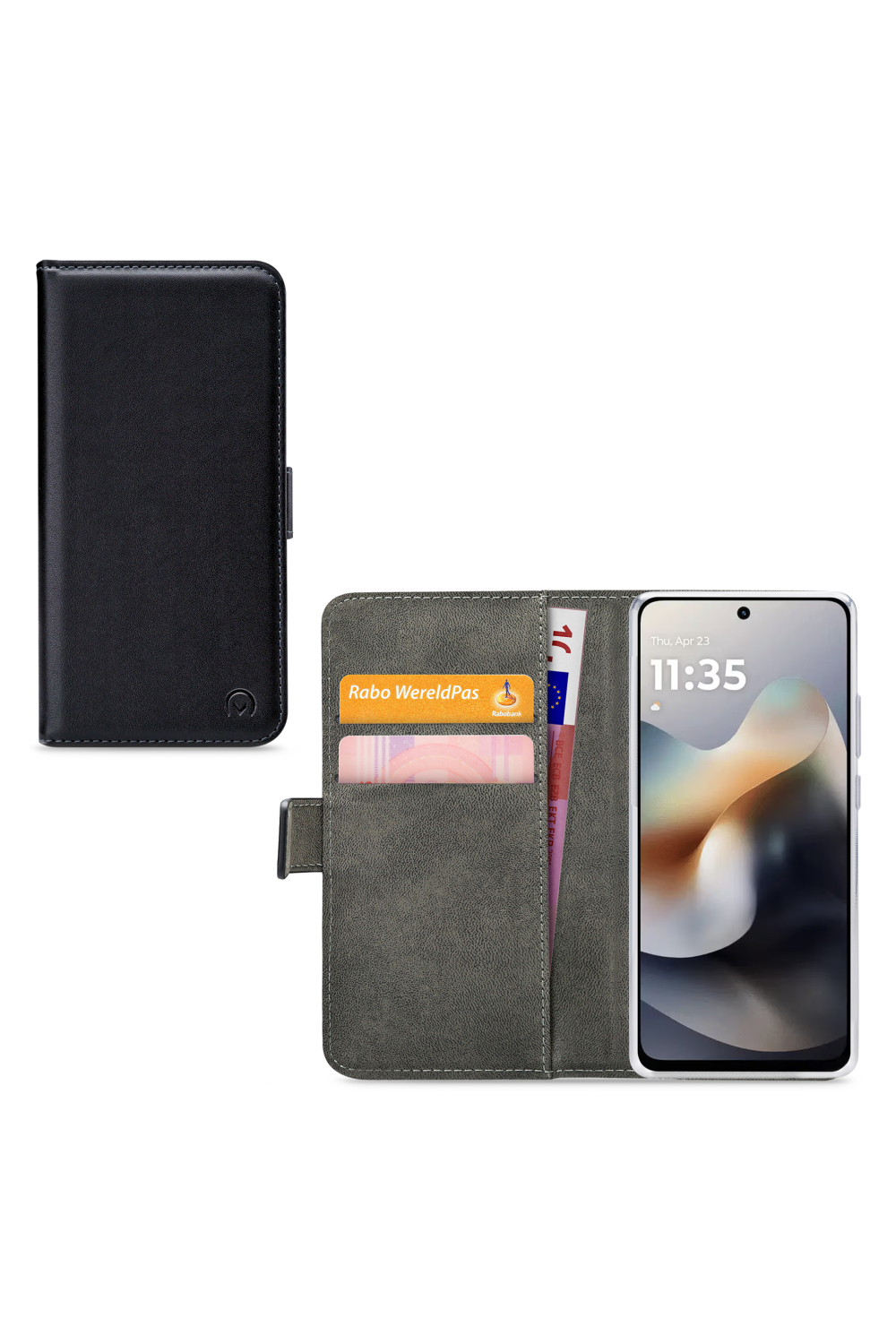 Mobilize Classic Gelly Wallet Book Case Motorola Moto G56 5G Black