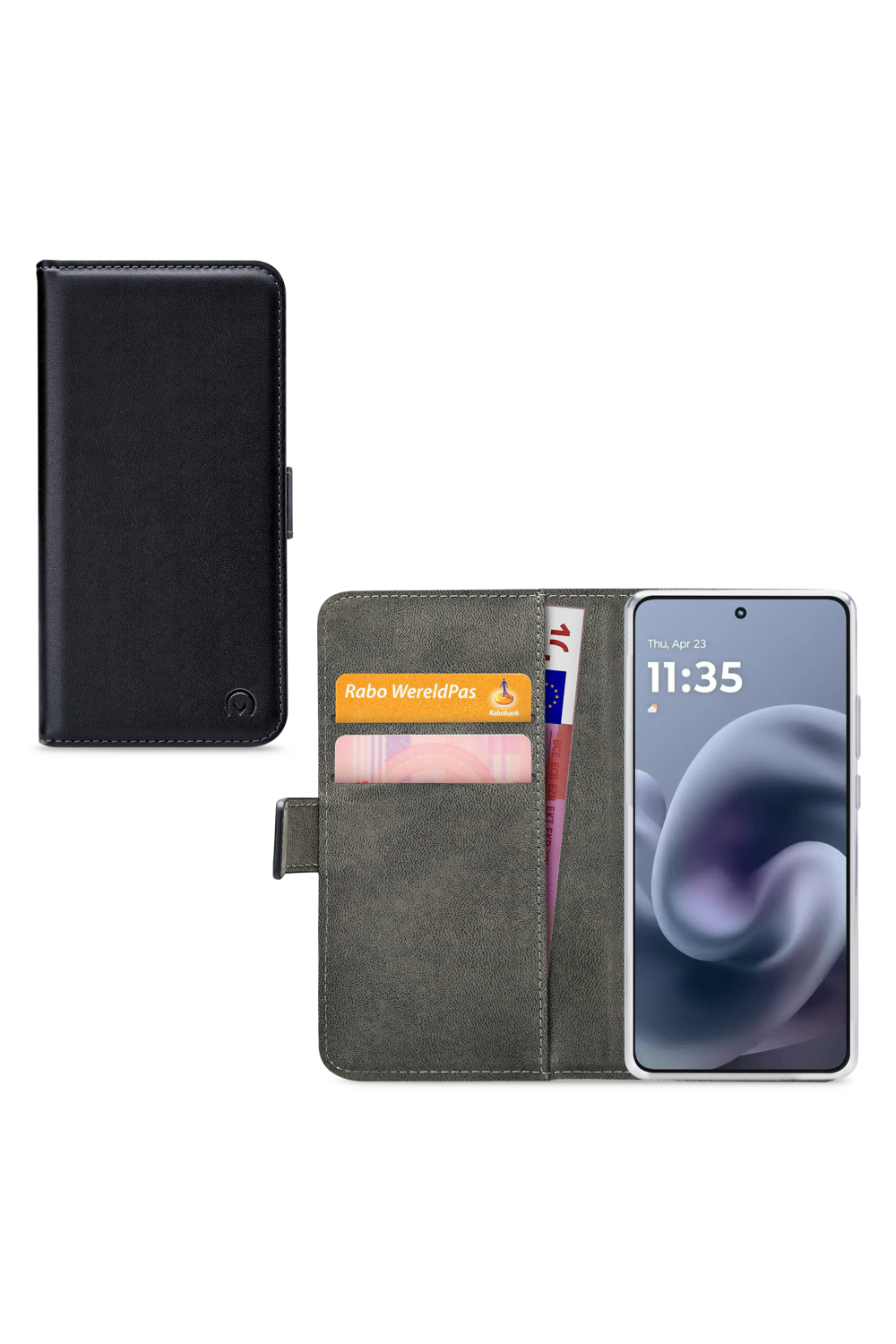 Mobilize Classic Gelly Wallet Book Case Motorola Moto G86 5G Black