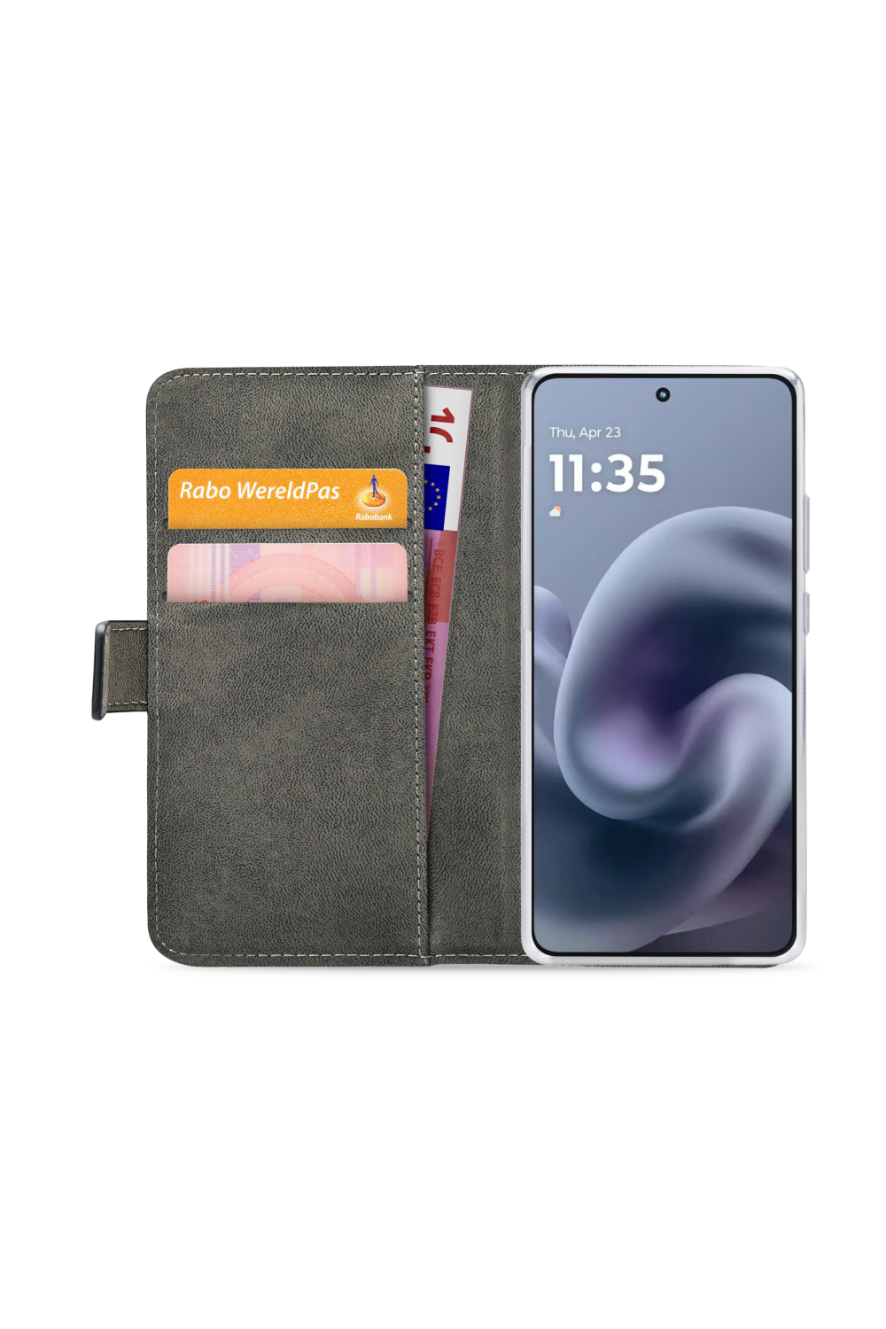 Mobilize Classic Gelly Wallet Book Case Motorola Moto G86 5G Black - Afbeelding 4