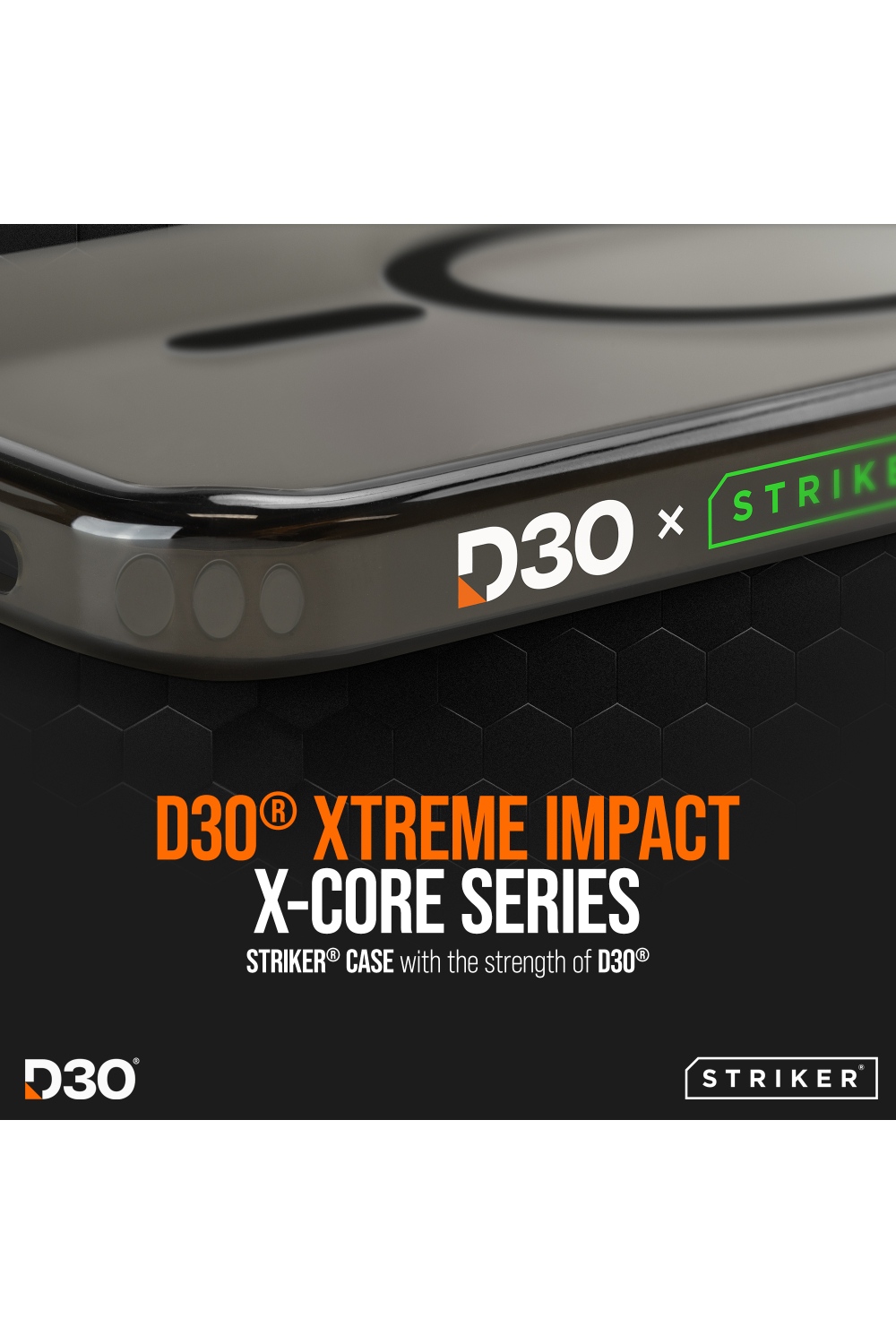 Striker X-Core - D3O Xtreme Impact Mag Case Pro - Black - Apple Iphone 17 - Afbeelding 4