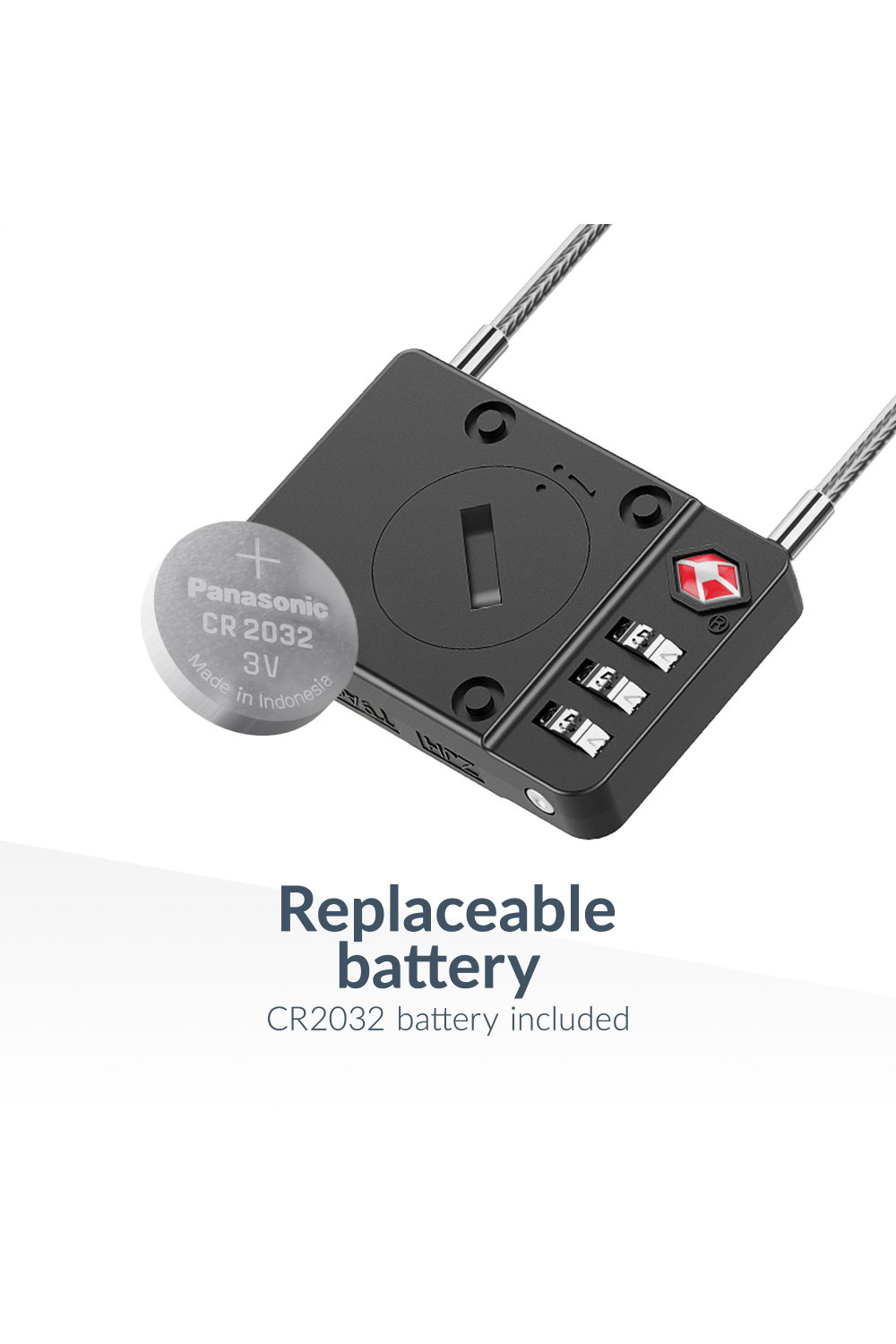 Beeep Onetag Apple Find My & Android Tracker - Anti-Loss Tsa Approved Smartlock - Black - Afbeelding 7