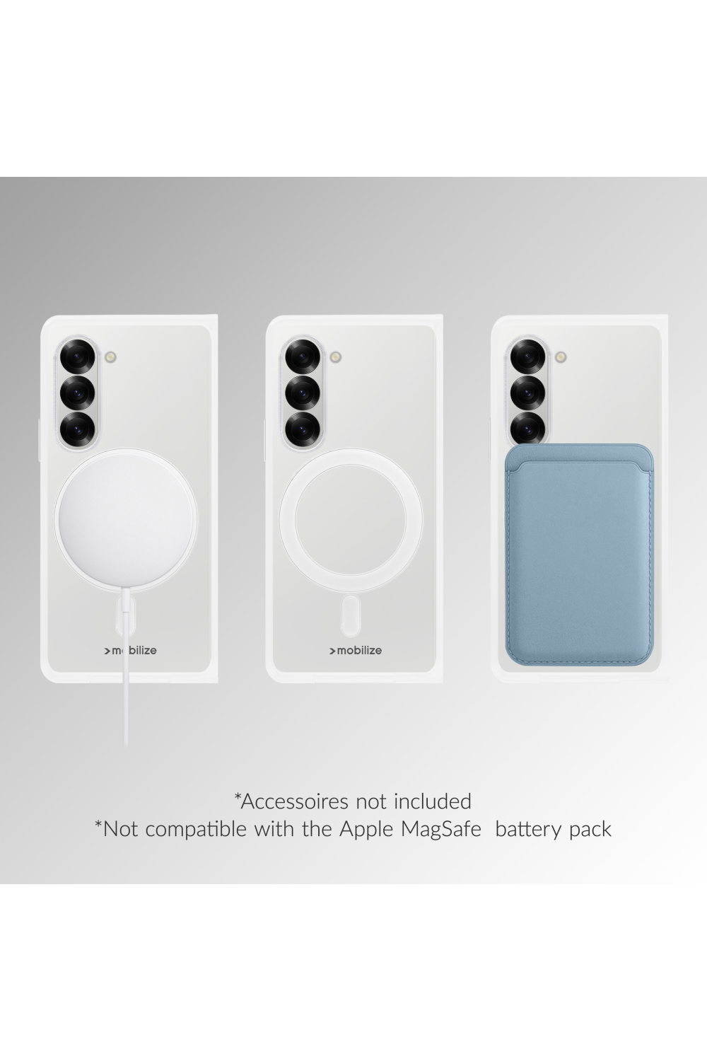 Mobilize Magsafe Compatible Naked Protection Case For Samsung Galaxy Z Fold7 5G Clear - Afbeelding 5