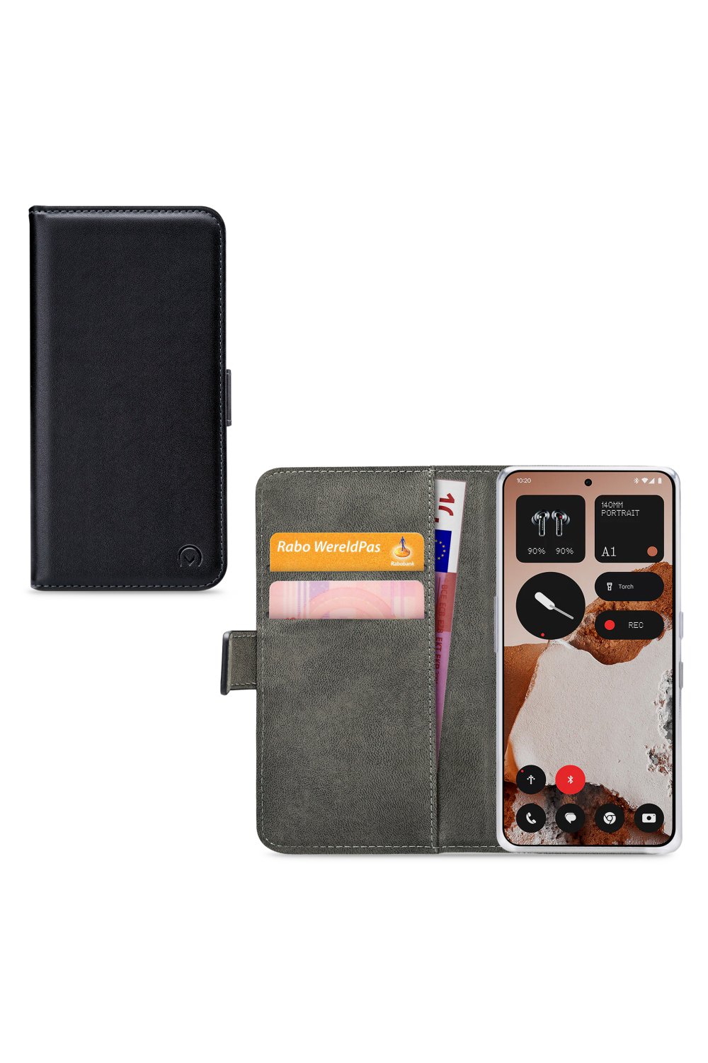 Mobilize Classic Gelly Wallet Book Case Nothing Cmf Phone (2) Pro Black