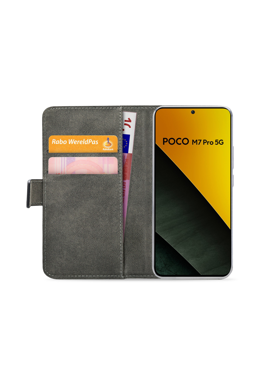 Mobilize Classic Gelly Wallet Book Case Xiaomi Poco M7 Pro 5G Black - Afbeelding 4