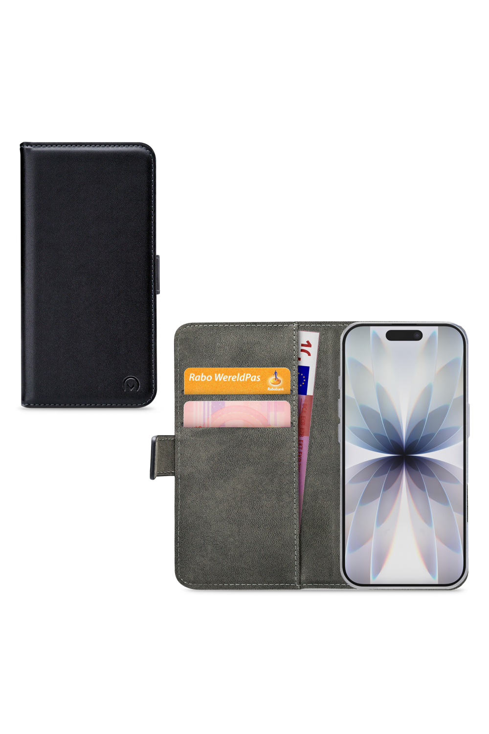 Mobilize Classic Gelly Wallet Book Case Apple Iphone 17 Black