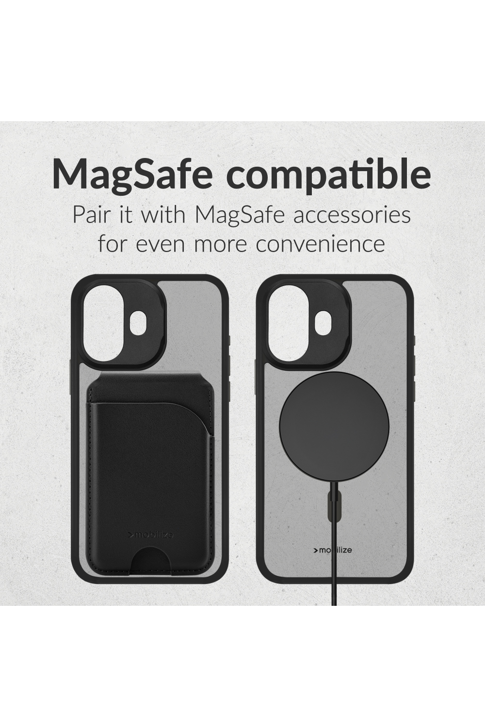 Mobilize Magsafe Compatible Hybrid Pro Case With Camera Stand Apple Iphone 15 Pro Black - Afbeelding 8