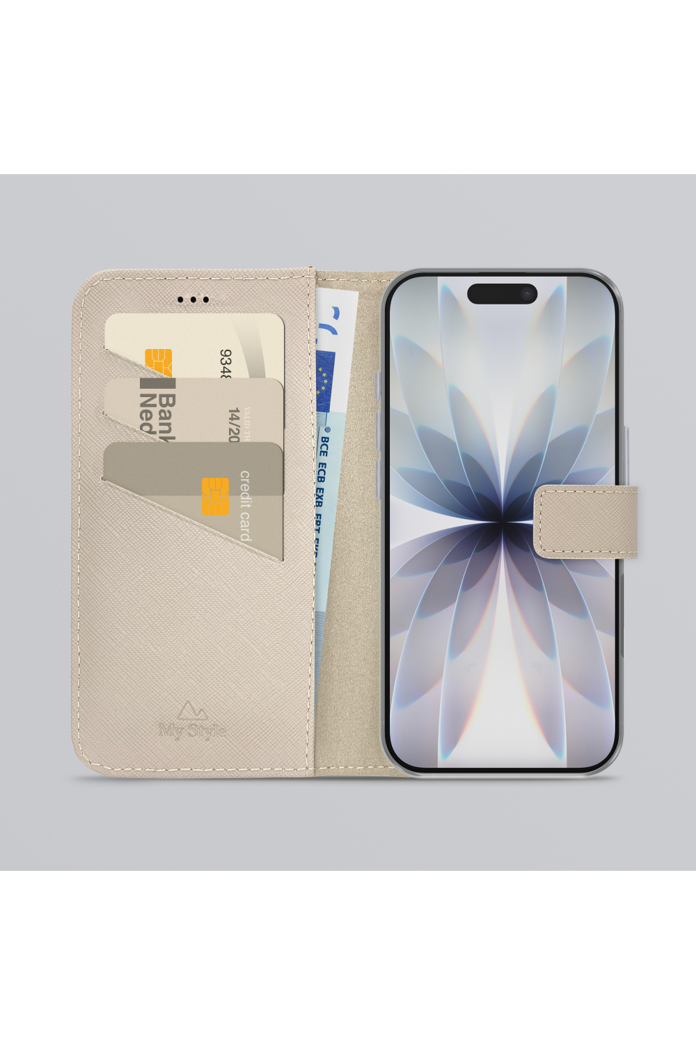 My Style Flex Wallet For Apple Iphone 17 Warm Taupe - Afbeelding 2