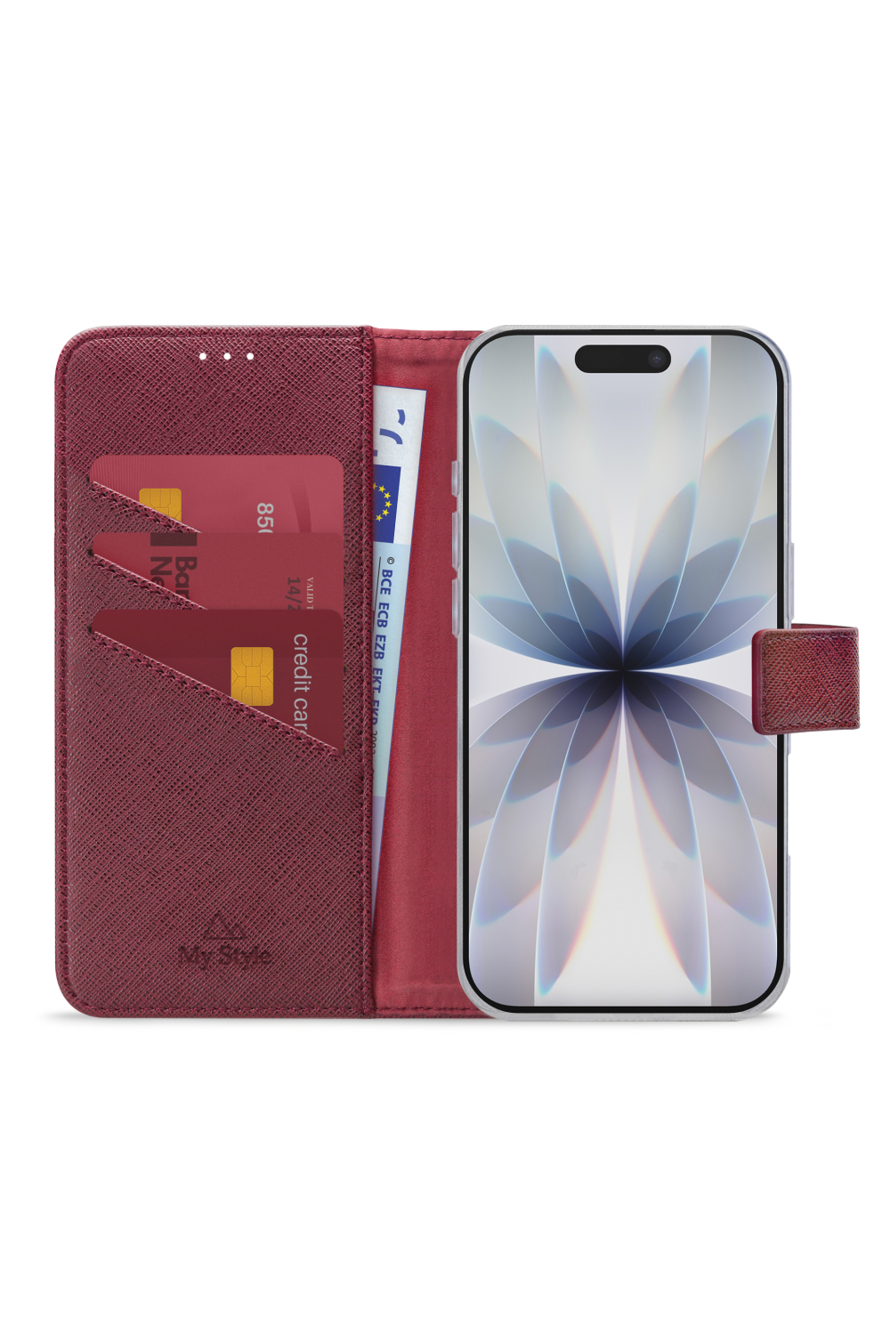 My Style Flex Wallet For Apple Iphone 17 Bordeaux - Afbeelding 2