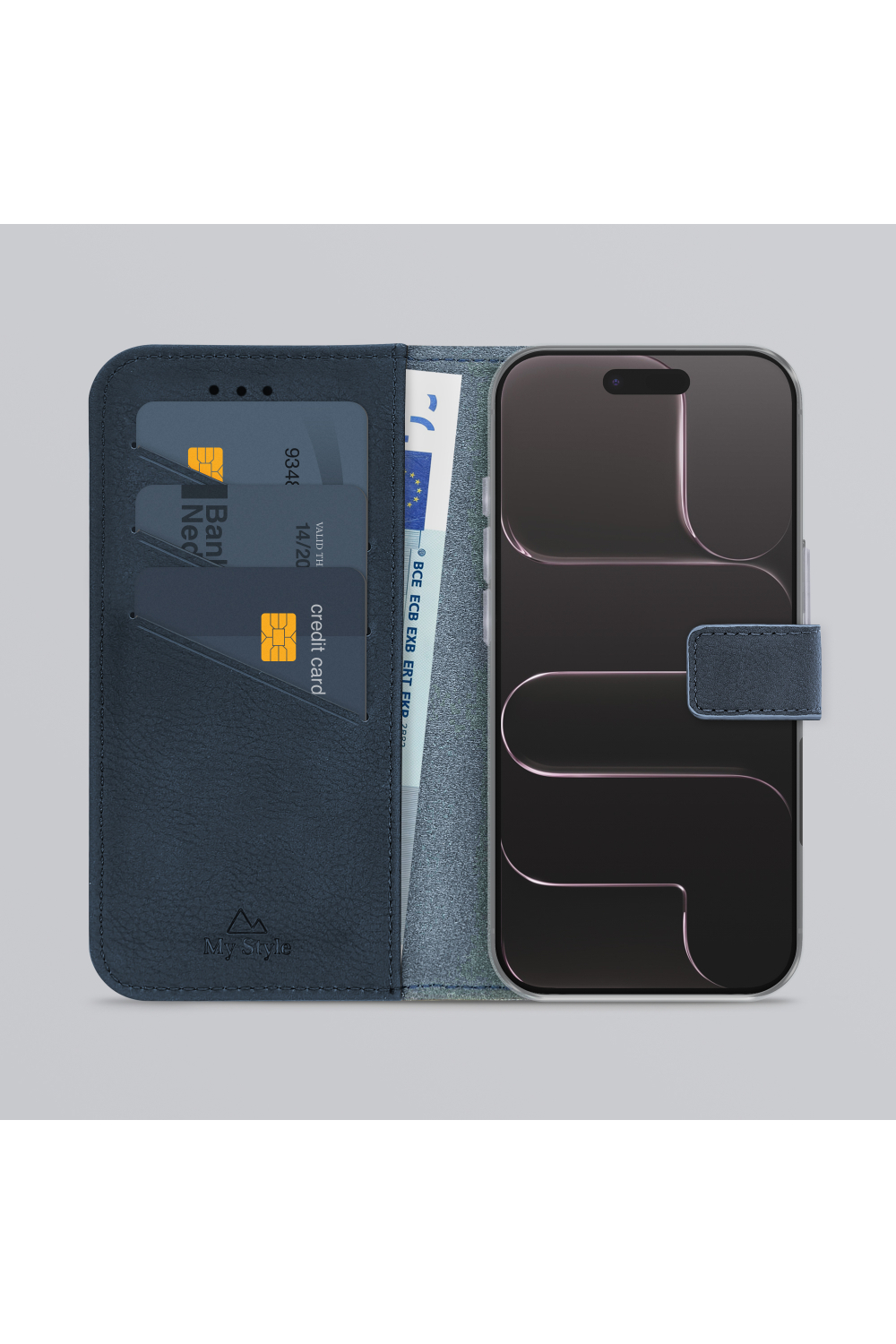 My Style Flex Wallet For Apple Iphone Air Royal Blue - Afbeelding 2