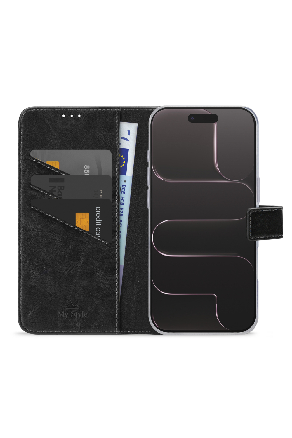 My Style Flex Wallet For Apple Iphone Air Black - Afbeelding 2
