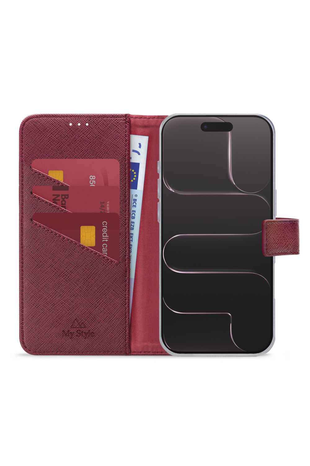 My Style Flex Wallet For Apple Iphone Air Bordeaux - Afbeelding 2
