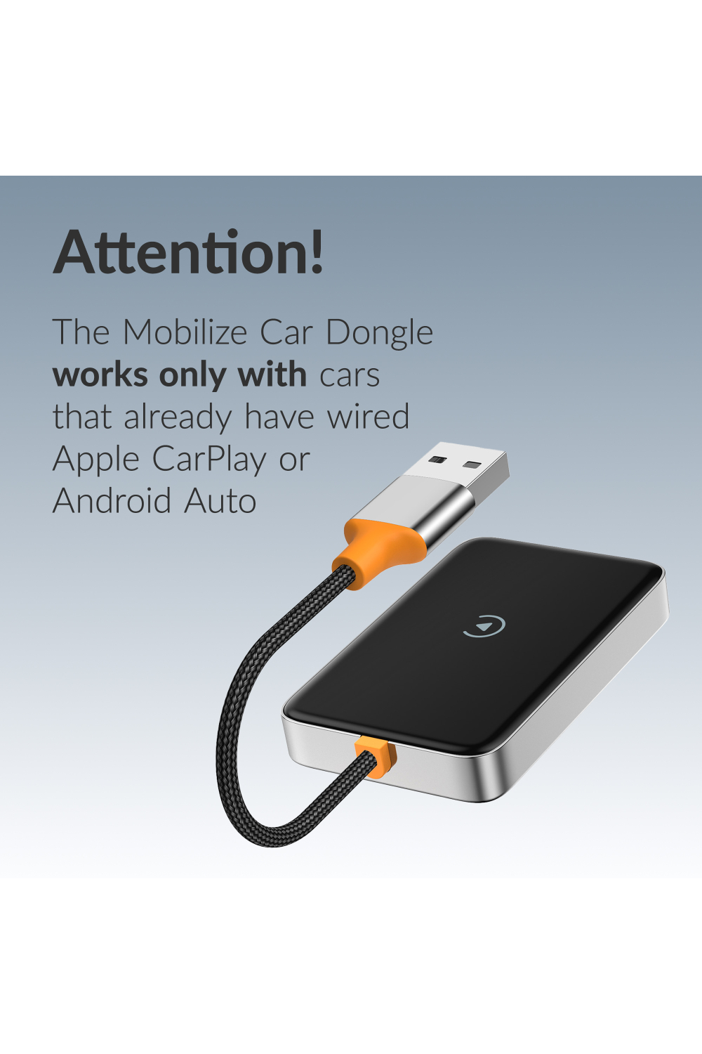 Mobilize Premium 2In1 Adapter For Wireless Apple Carplay/Android Auto Black - Afbeelding 7