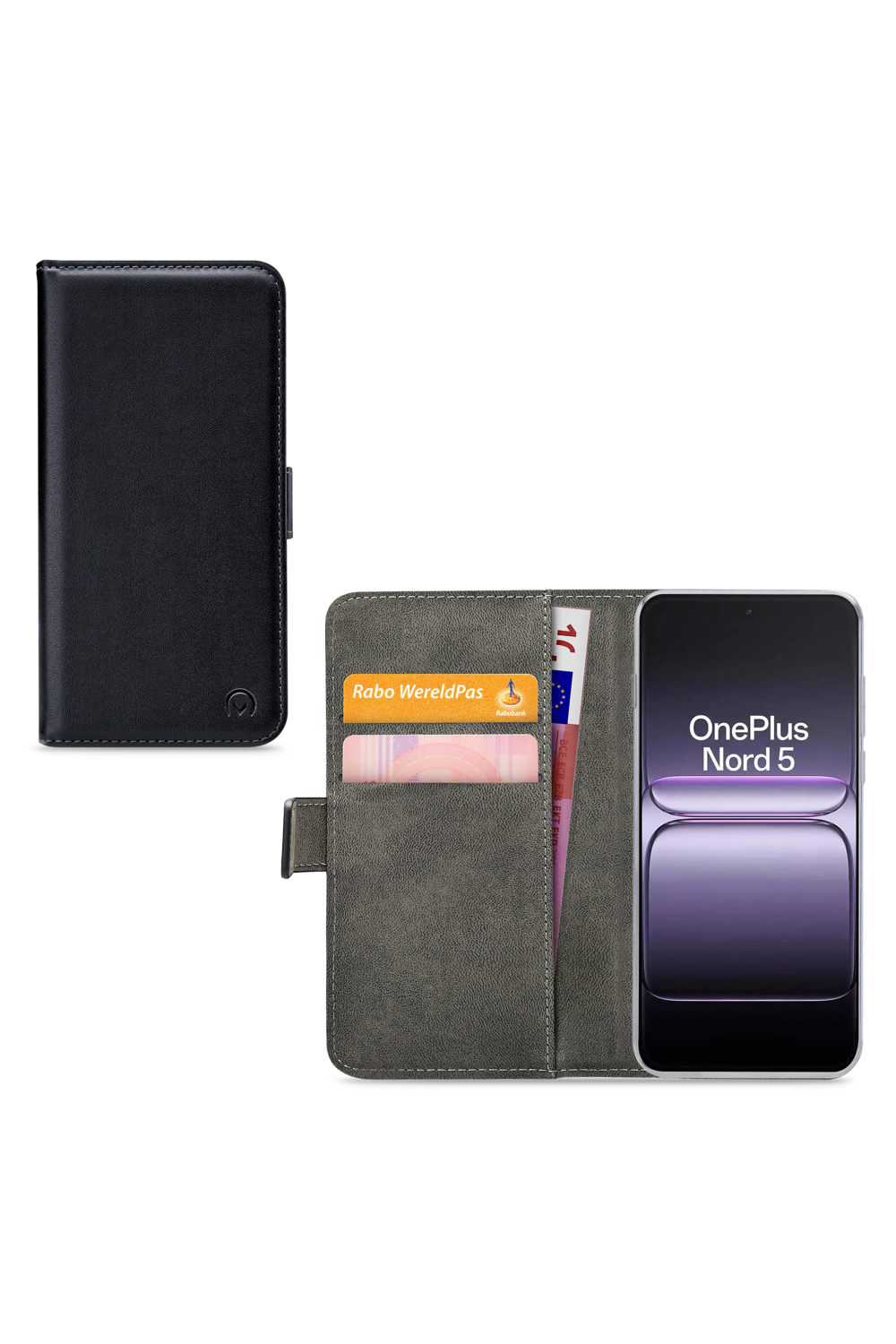 Mobilize Classic Gelly Wallet Book Case Oneplus Nord 5 Black