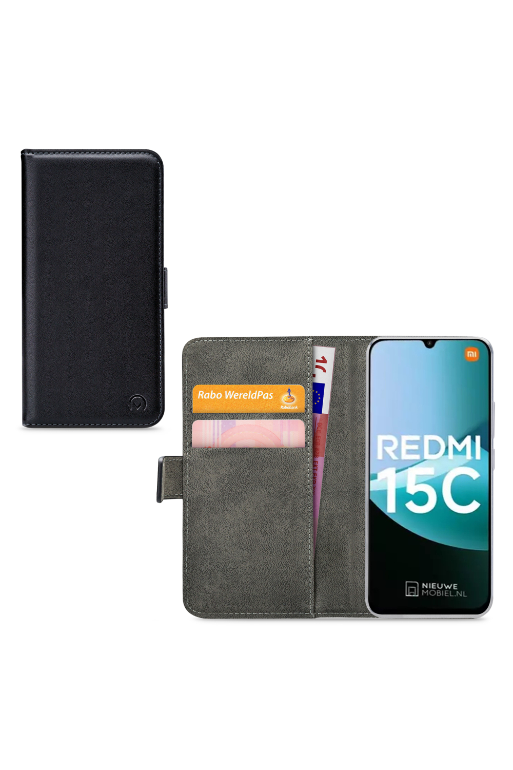 Mobilize Classic Gelly Wallet Book Case Xiaomi Redmi 15C 4G/5G Black