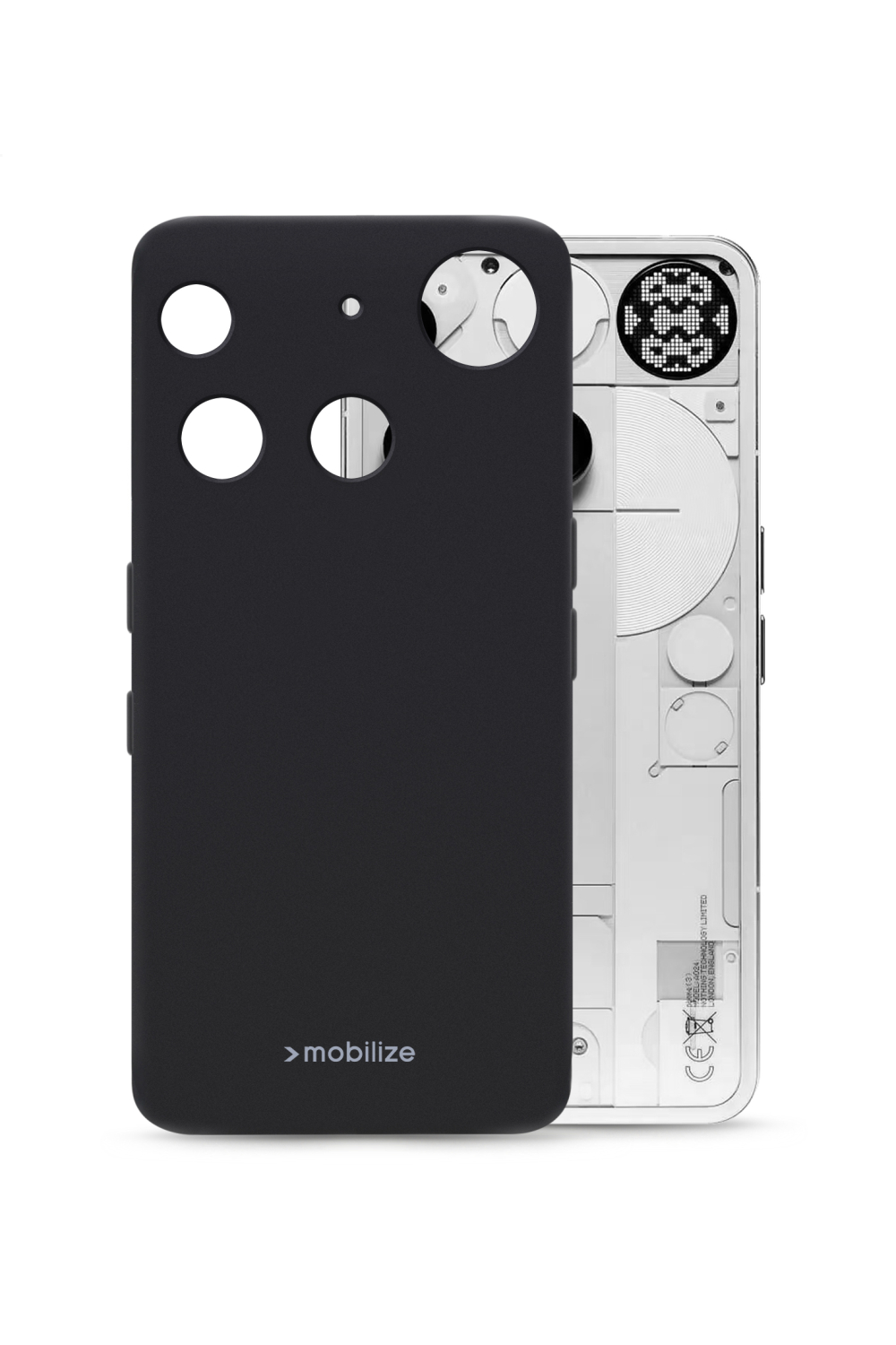 Mobilize Rubber Gelly Case Nothing Phone (3) Matt Black