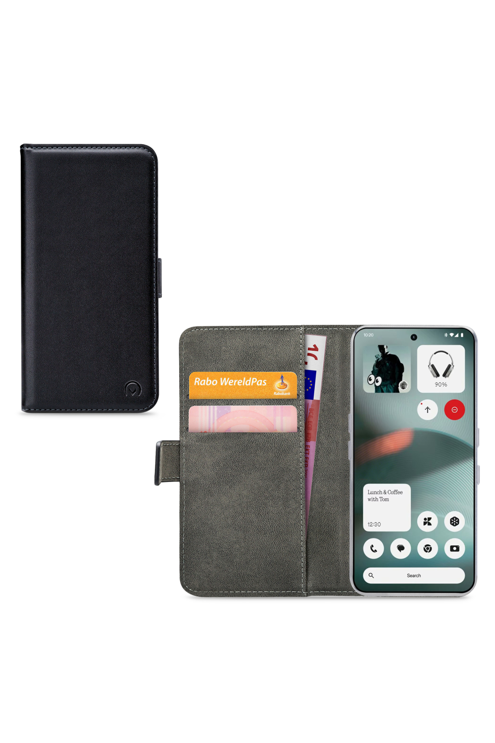 Mobilize Classic Gelly Wallet Book Case Nothing Phone (3) Black