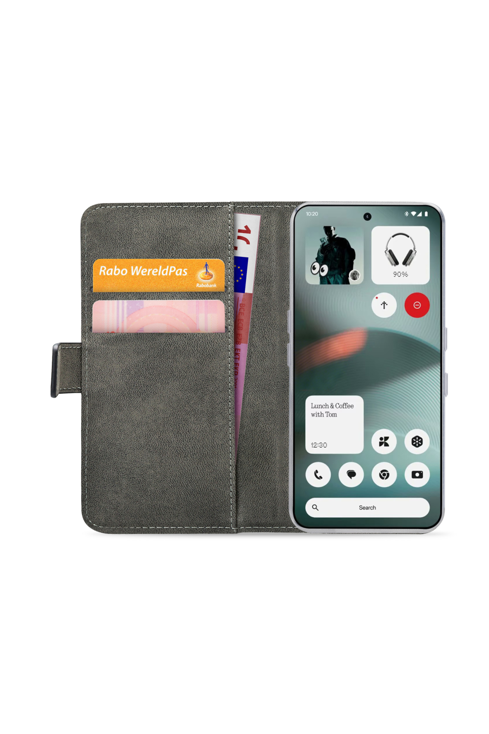 Mobilize Classic Gelly Wallet Book Case Nothing Phone (3) Black - Afbeelding 3