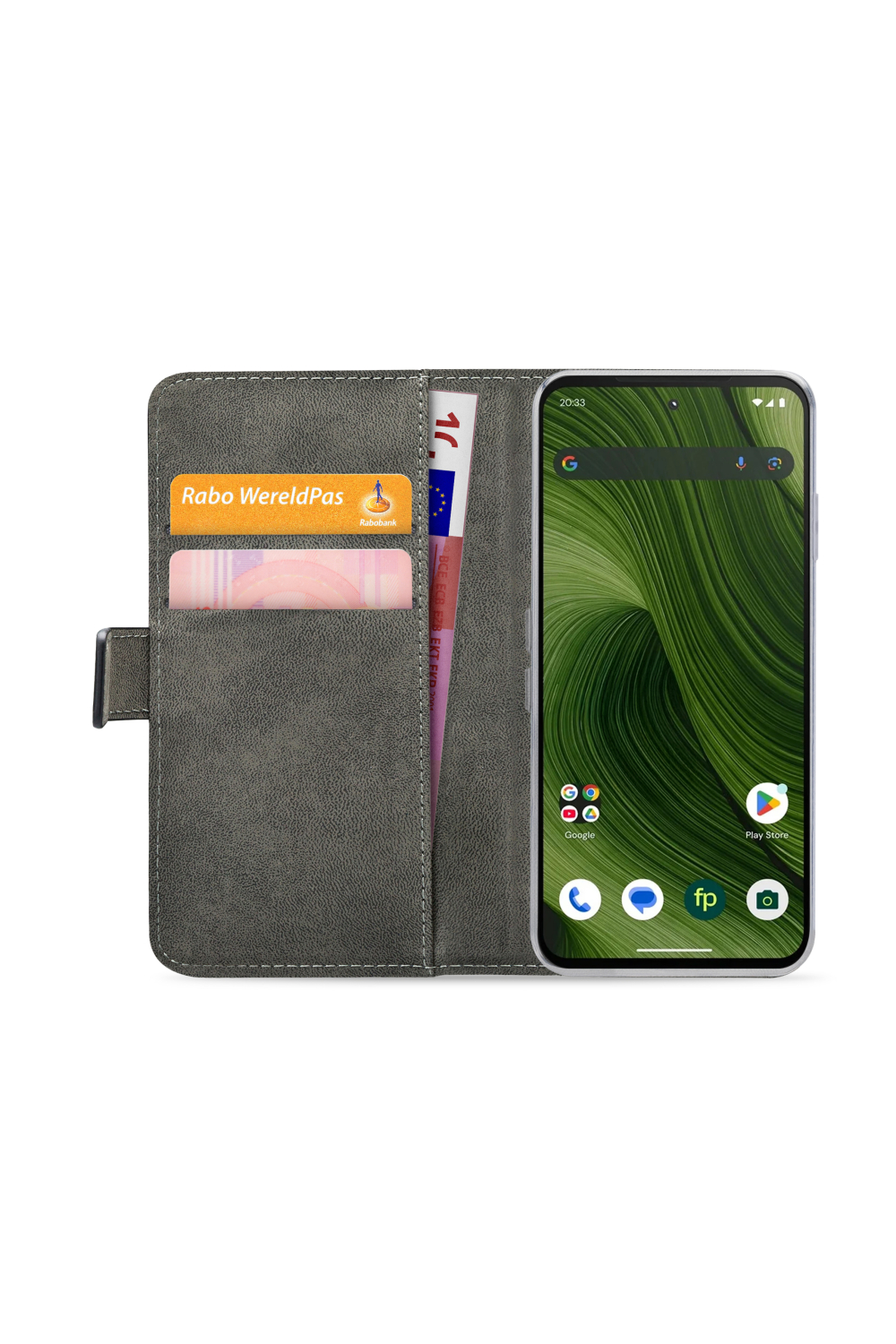 Mobilize Classic Gelly Wallet Book Case Fairphone 6 Black - Afbeelding 2