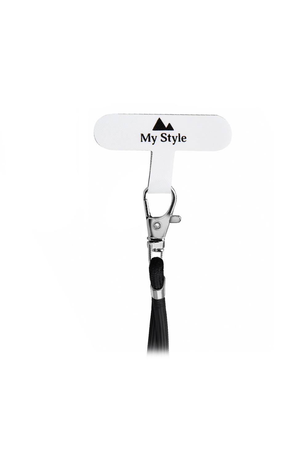 My Style Nylon Patch For Lanyard 5 Pieces - White  (No Metal Ring)
