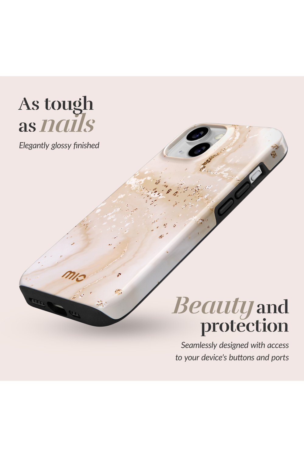 Mio By Mobilize Mio Gold Marble Magsafe Compatible For Iphone Air - Afbeelding 2
