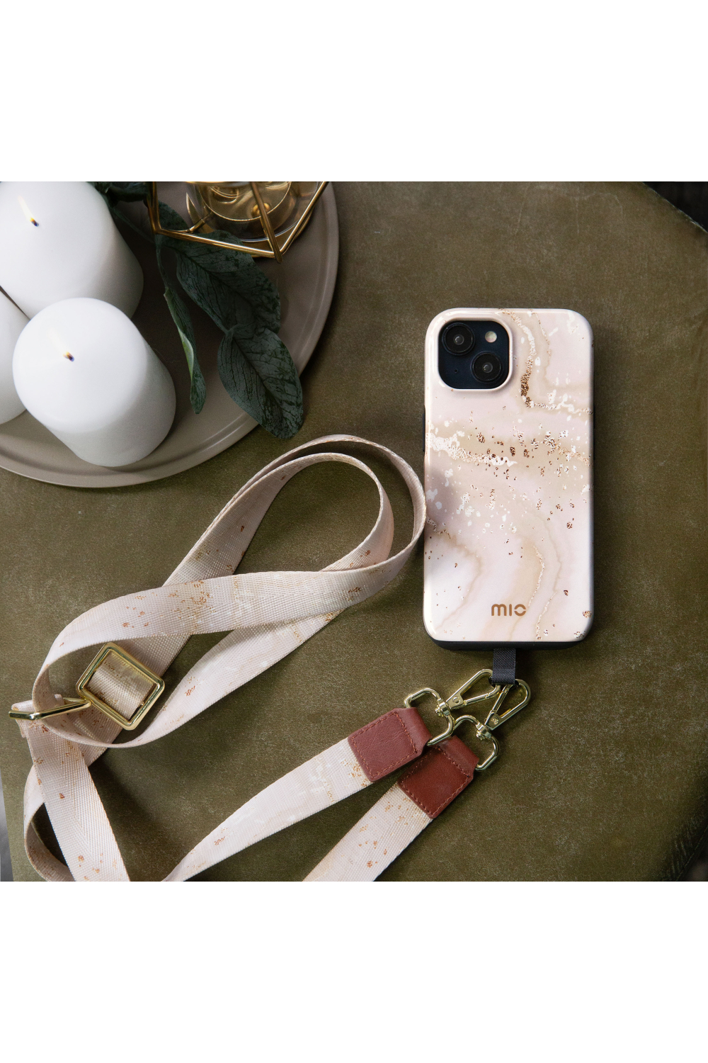Mio By Mobilize Mio Gold Marble Magsafe Compatible For Iphone 17 Pro - Afbeelding 9
