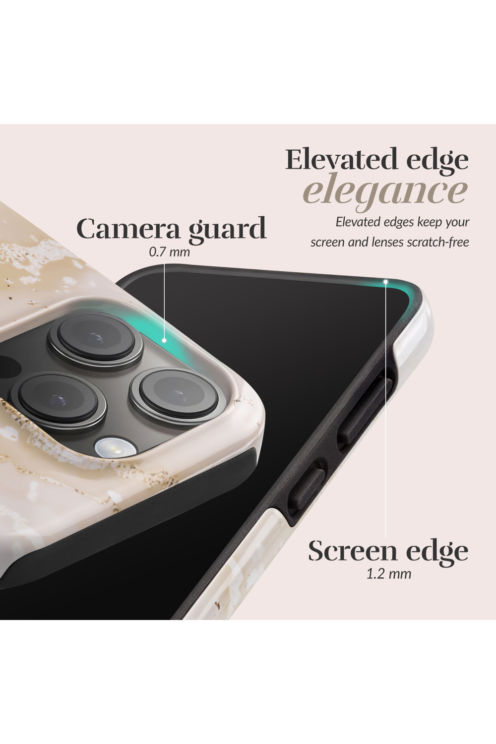 Mio By Mobilize Mio Gold Marble Magsafe Compatible For Iphone 17 Pro Max - Afbeelding 5