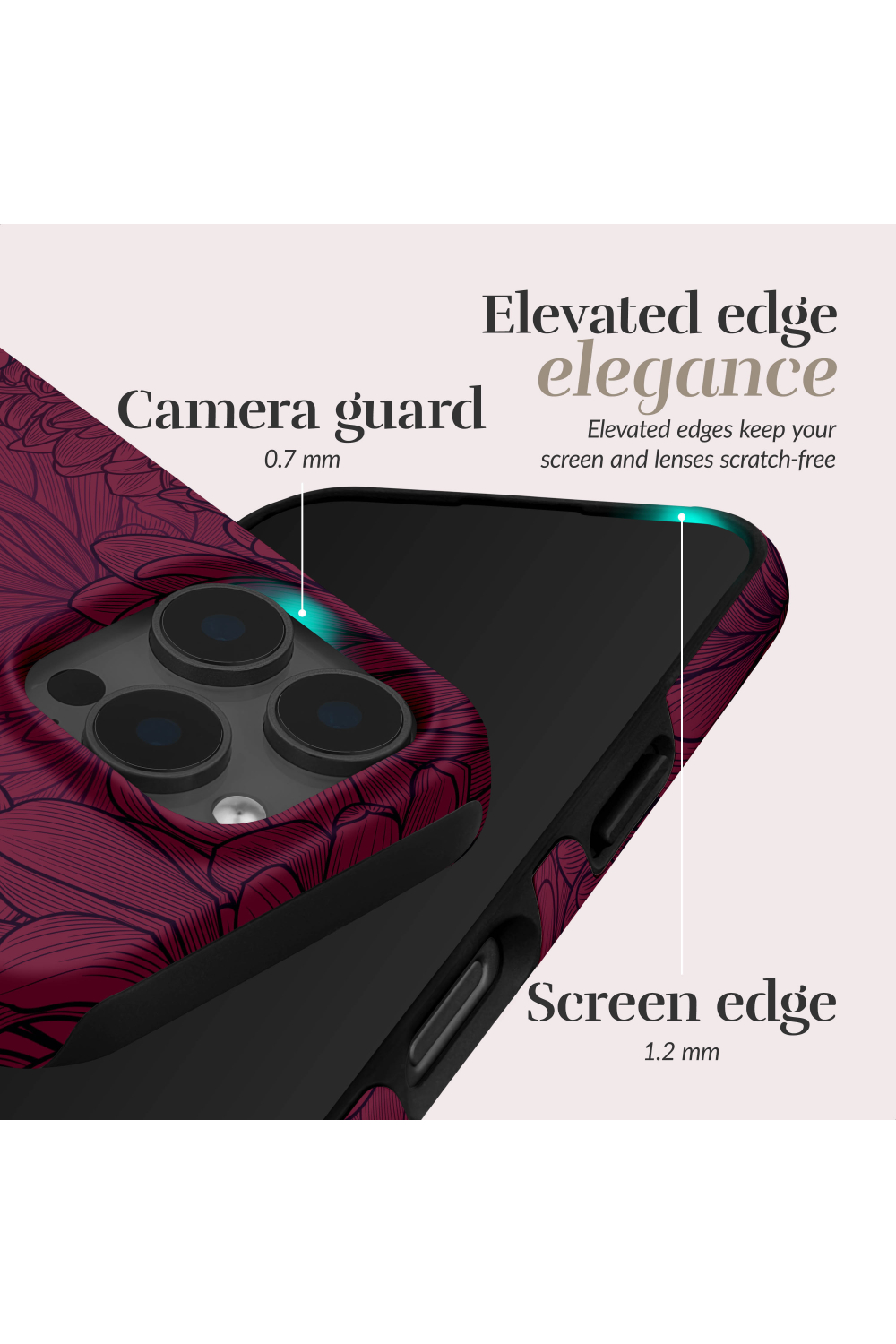 Mio By Mobilize Mio Berry Blooms Magsafe Compatible For Iphone 17 Pro Max - Afbeelding 3