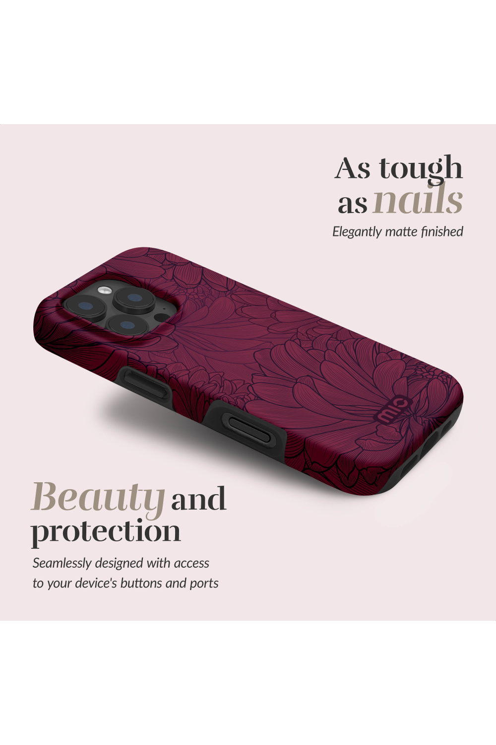 Mio By Mobilize Mio Berry Blooms Magsafe Compatible For Iphone 17 Pro Max - Afbeelding 5