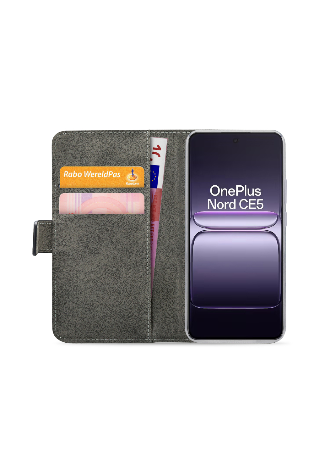 Mobilize Classic Gelly Wallet Book Case Oneplus Nord Ce5 Black - Afbeelding 3