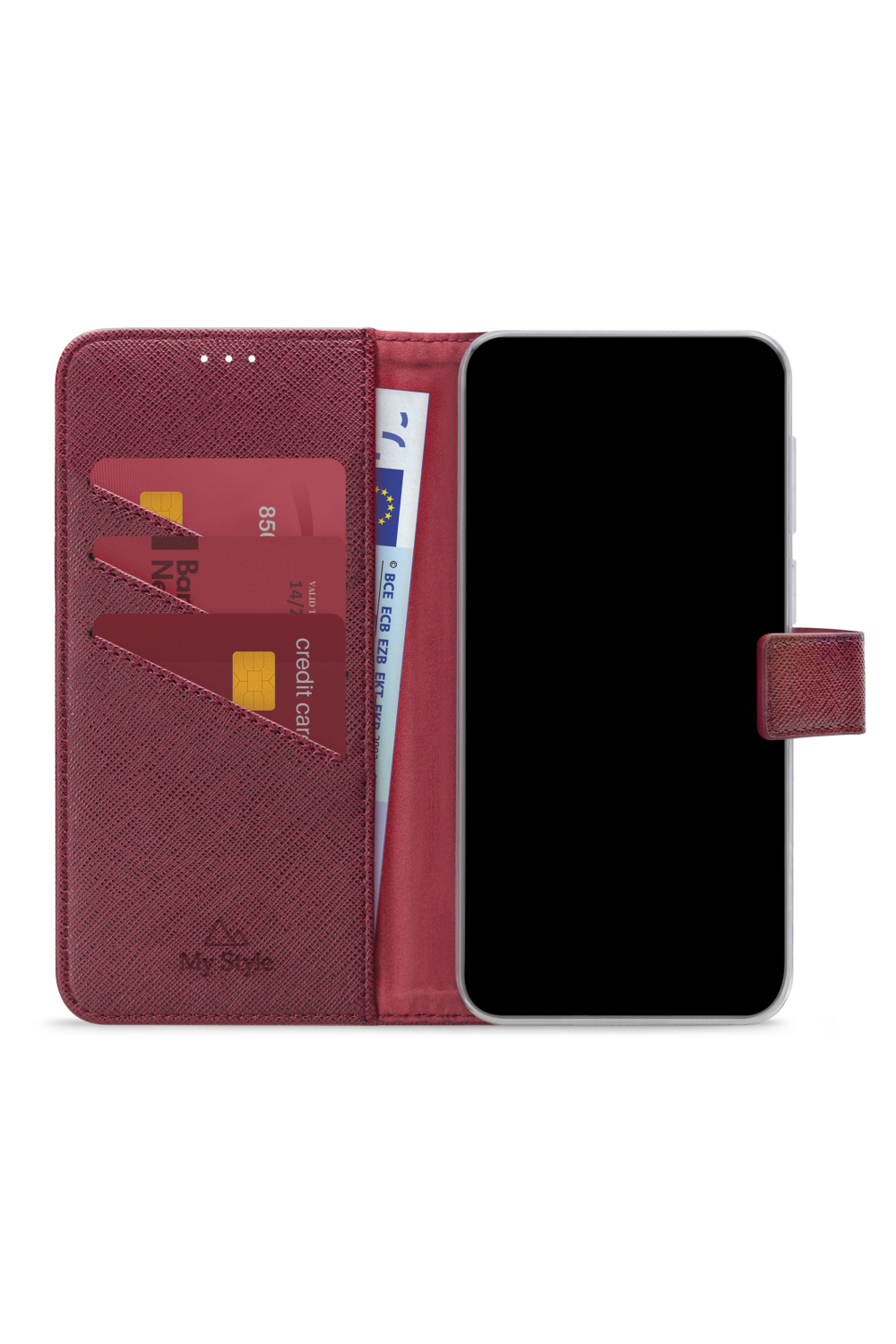 My Style Flex Wallet For Samsung Galaxy A26 5G/A17 (4G/5G)/A18 5G Bordeaux - Afbeelding 2