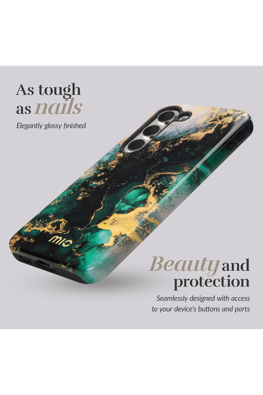 Mio By Mobilize Mio Green Marble Magsafe Compatible For Samsung A17 (4G/5G)/A18 5G - Afbeelding 2