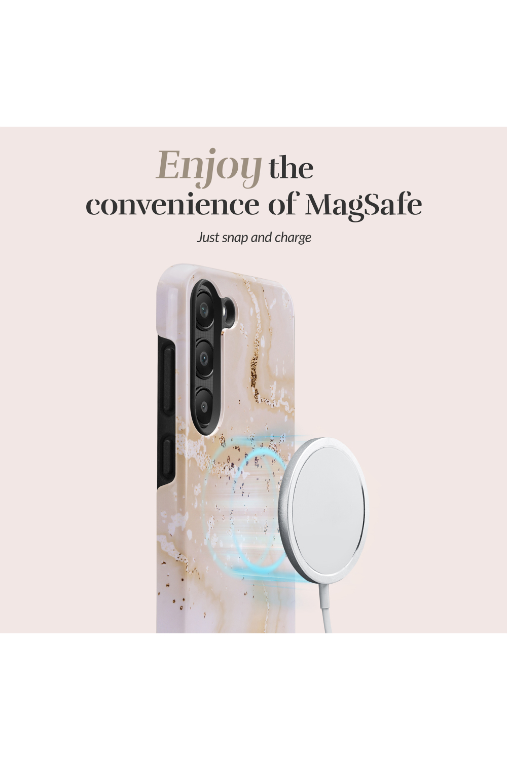 Mio By Mobilize Mio Gold Marble Magsafe Compatible For Samsung A17 (4G/5G)/A18 5G - Afbeelding 3