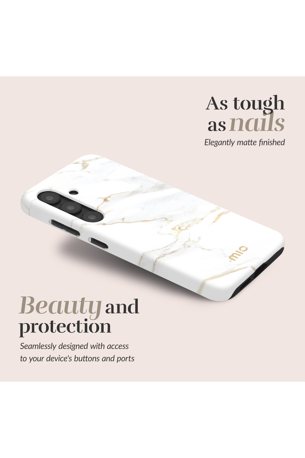 Mio By Mobilize Mio White Marble Magsafe Compatible For Samsung A17 (4G/5G)/A18 5G - Afbeelding 2