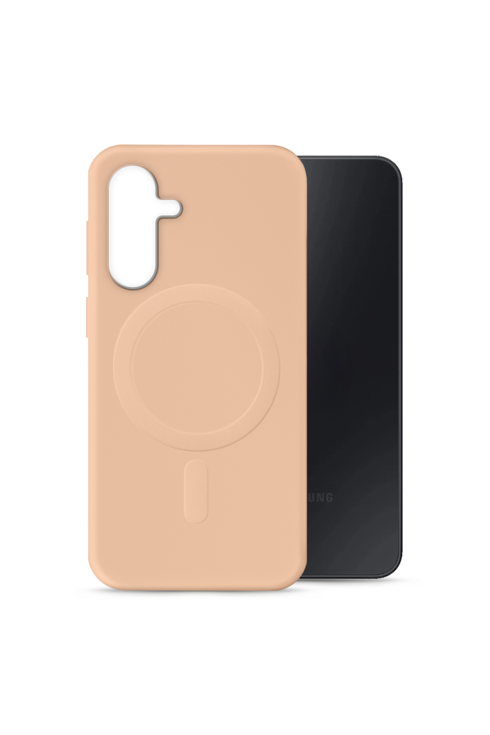 My Style Protective Flex Magsafe Compatible Case For Samsung Galaxy A17 (4G/5G)/A18 5G Soft Pink