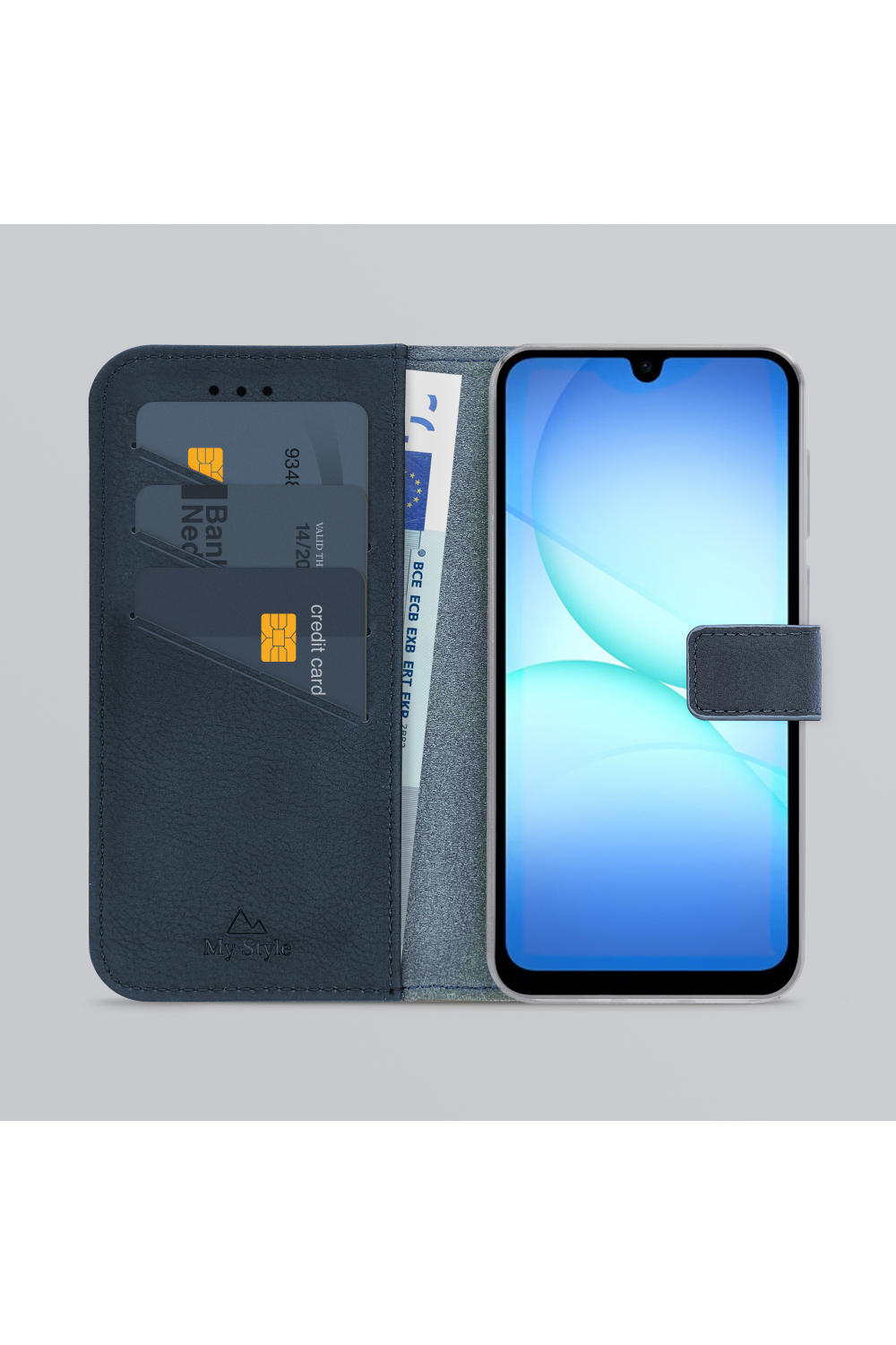 My Style Flex Wallet For Samsung Galaxy A26 5G/A17 (4G/5G)/A18 5G Royal Blue - Afbeelding 2