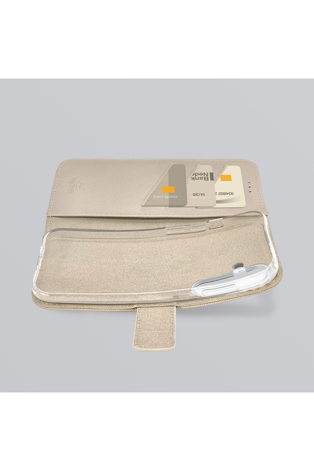 My Style Flex Wallet For Samsung Galaxy A26 5G/A17 (4G/5G)/A18 5G Warm Taupe - Afbeelding 3