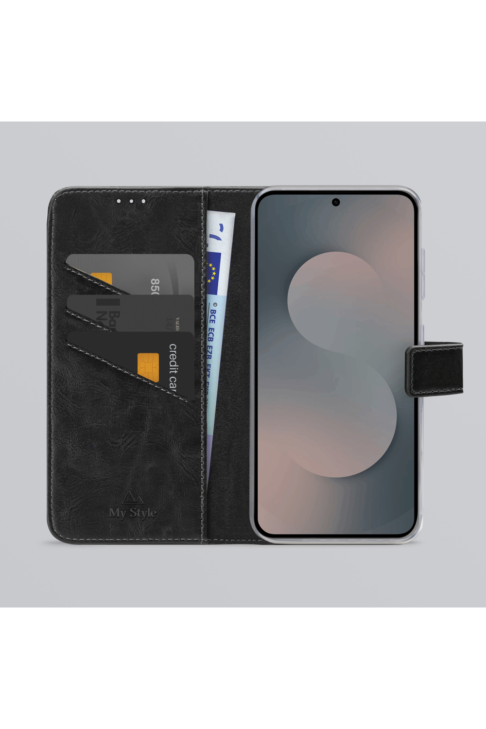 My Style Flex Wallet For Samsung Galaxy S25 Fe 5G Black - Afbeelding 2
