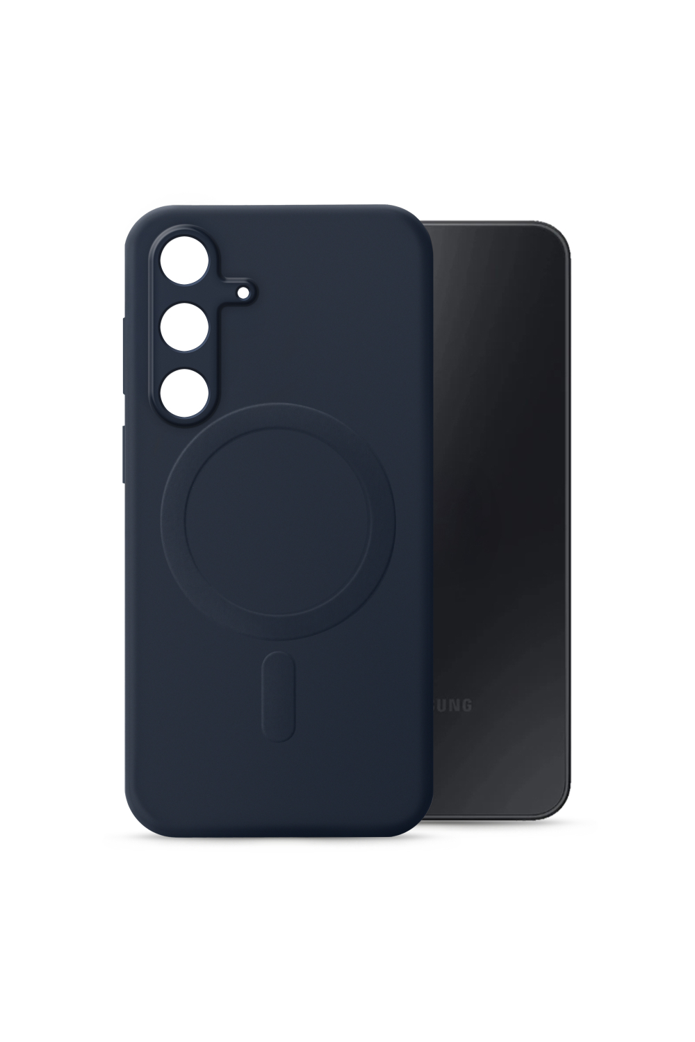 My Style Protective Flex Magsafe Compatible Case For Samsung Galaxy S25 Fe 5G Midnight Blue