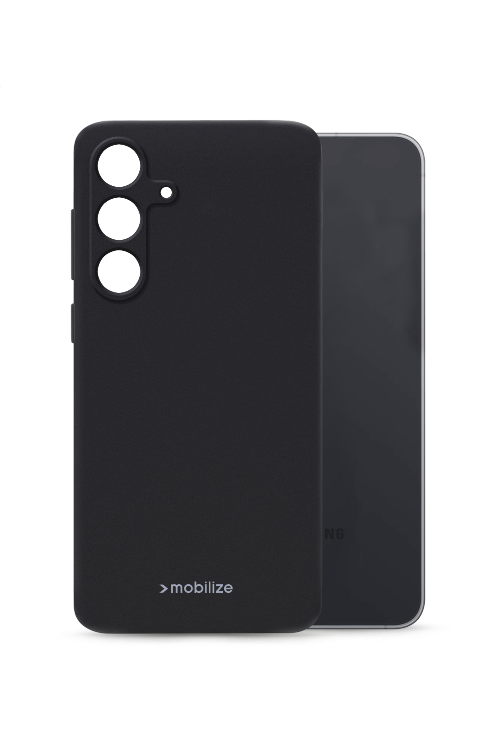 Mobilize Rubber Gelly Case Samsung Galaxy S25 Fe Matt Black