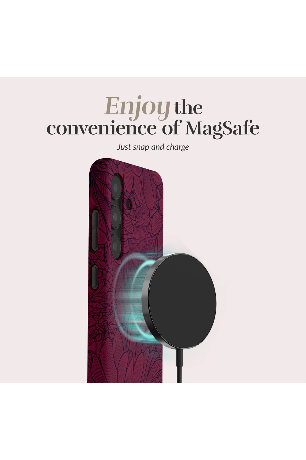 Mio By Mobilize Mio Berry Blooms Magsafe Compatible For Samsung S25 Fe 5G - Afbeelding 3