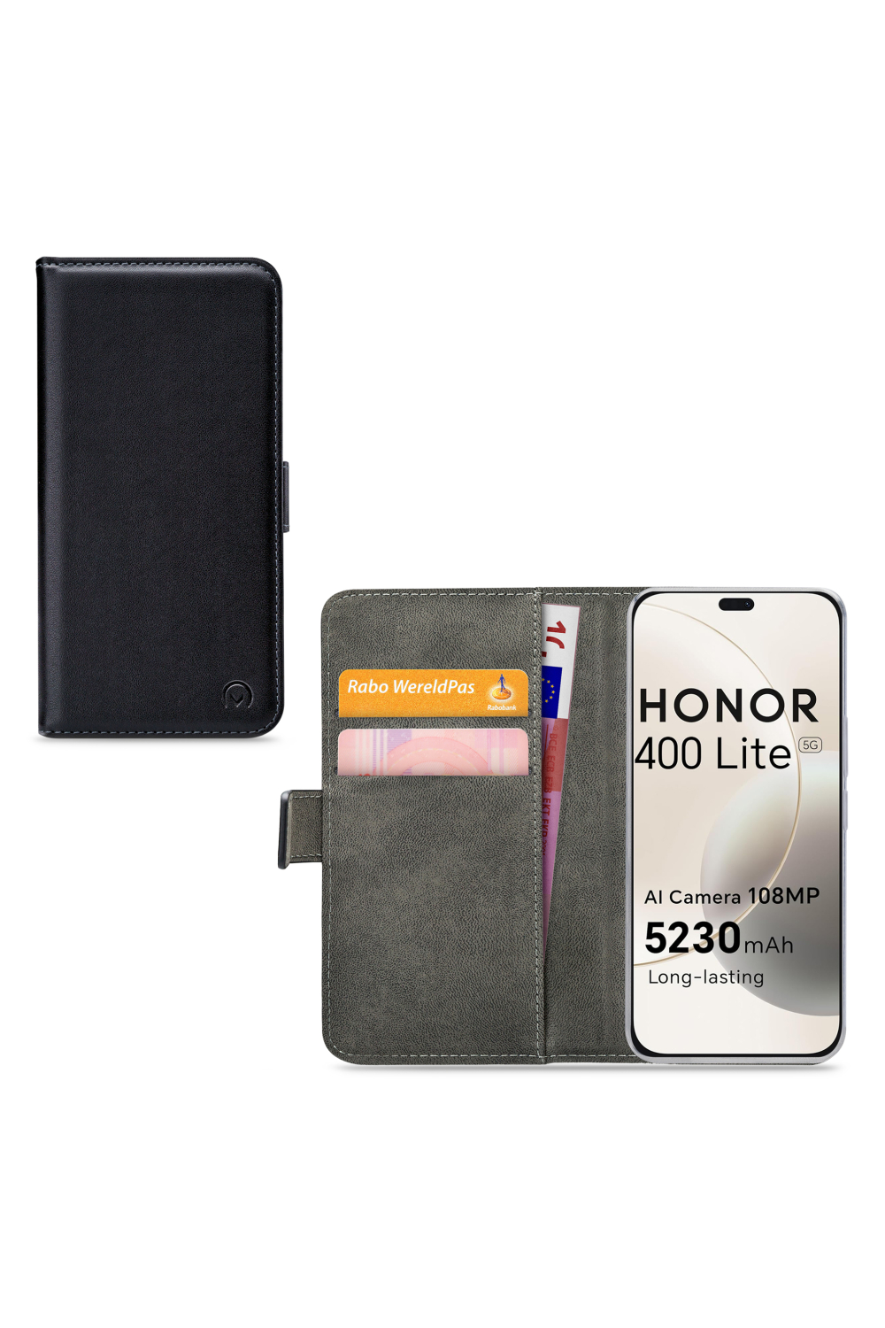 Mobilize Classic Gelly Wallet Book Case Honor 400 Lite Black