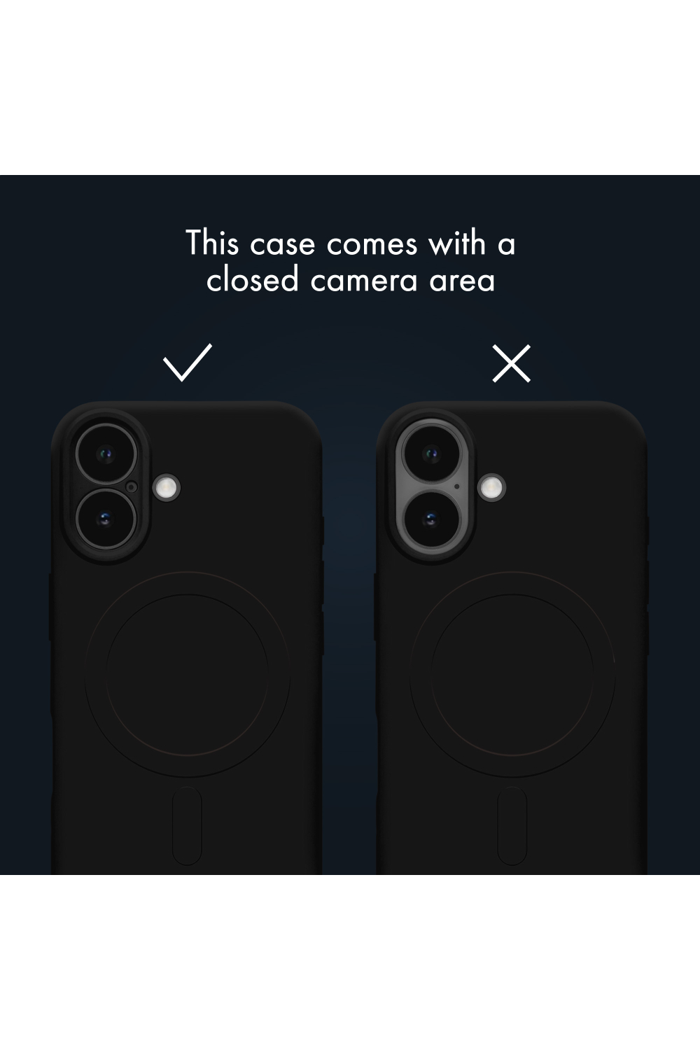 My Style Protective Flex Magsafe Compatible Case For Iphone 17 Black - Afbeelding 4