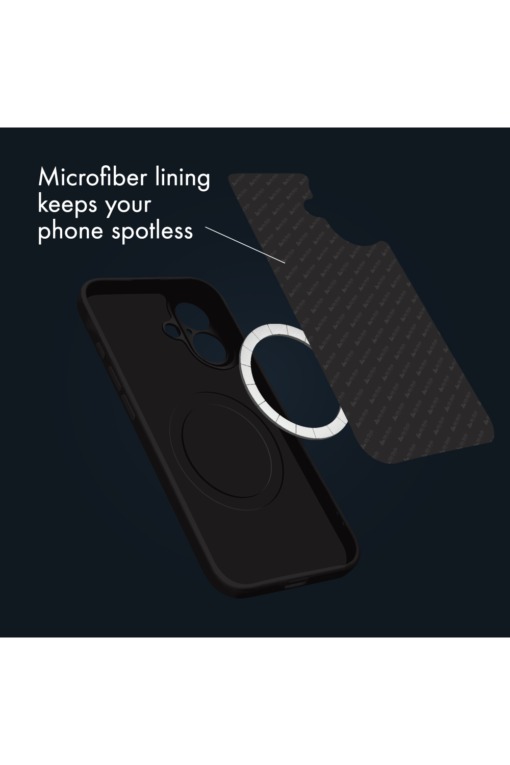 My Style Protective Flex Magsafe Compatible Case For Iphone 17 Black - Afbeelding 7