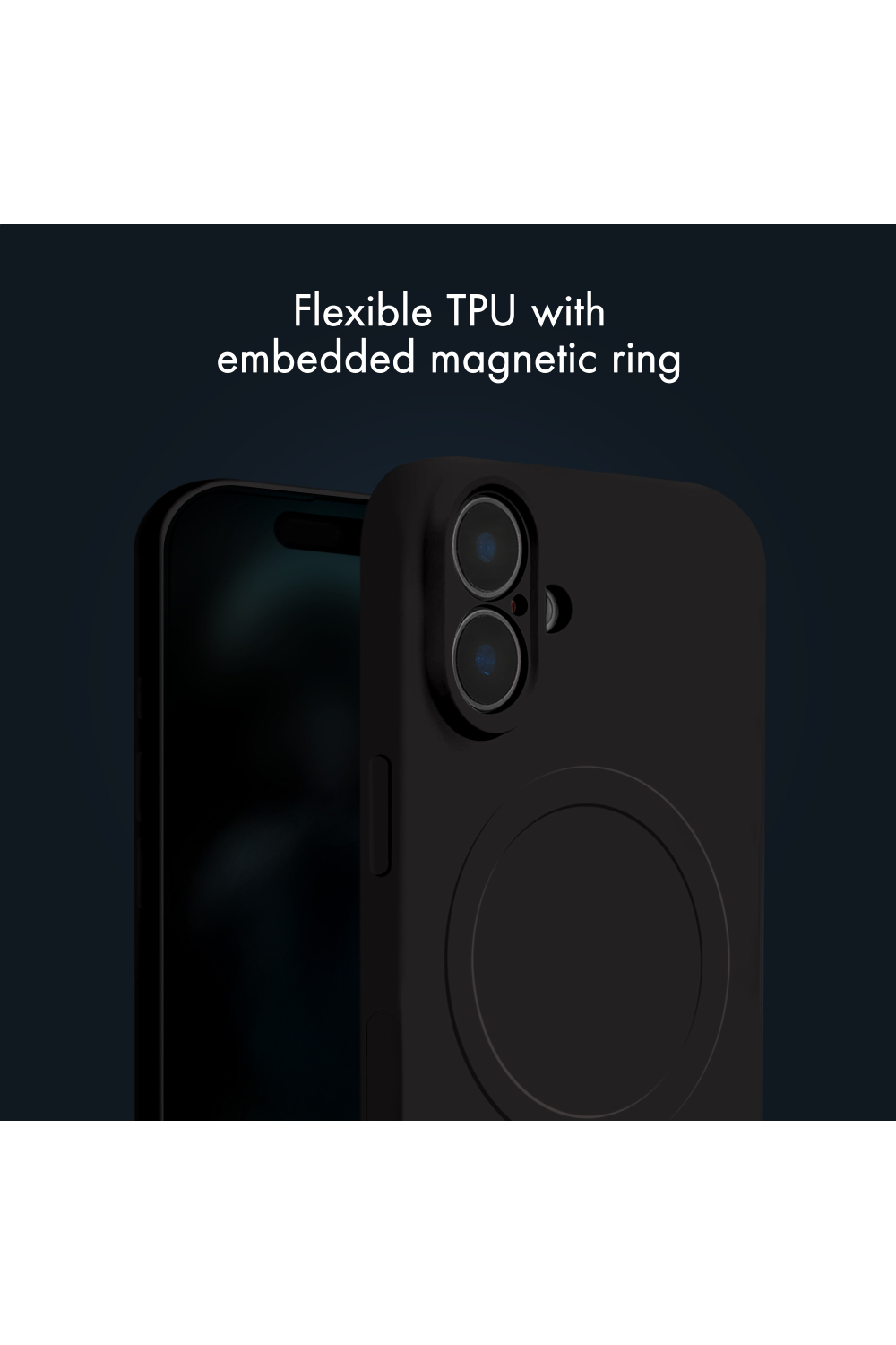 My Style Protective Flex Magsafe Compatible Case For Iphone 17 Pro Max Black - Afbeelding 6
