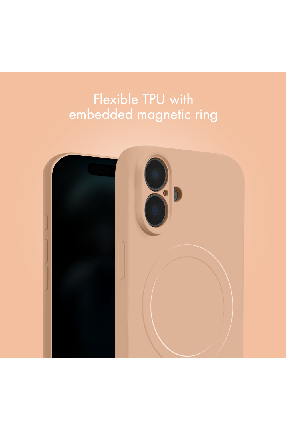 My Style Protective Flex Magsafe Compatible Case For Iphone 17 Soft Pink - Afbeelding 6