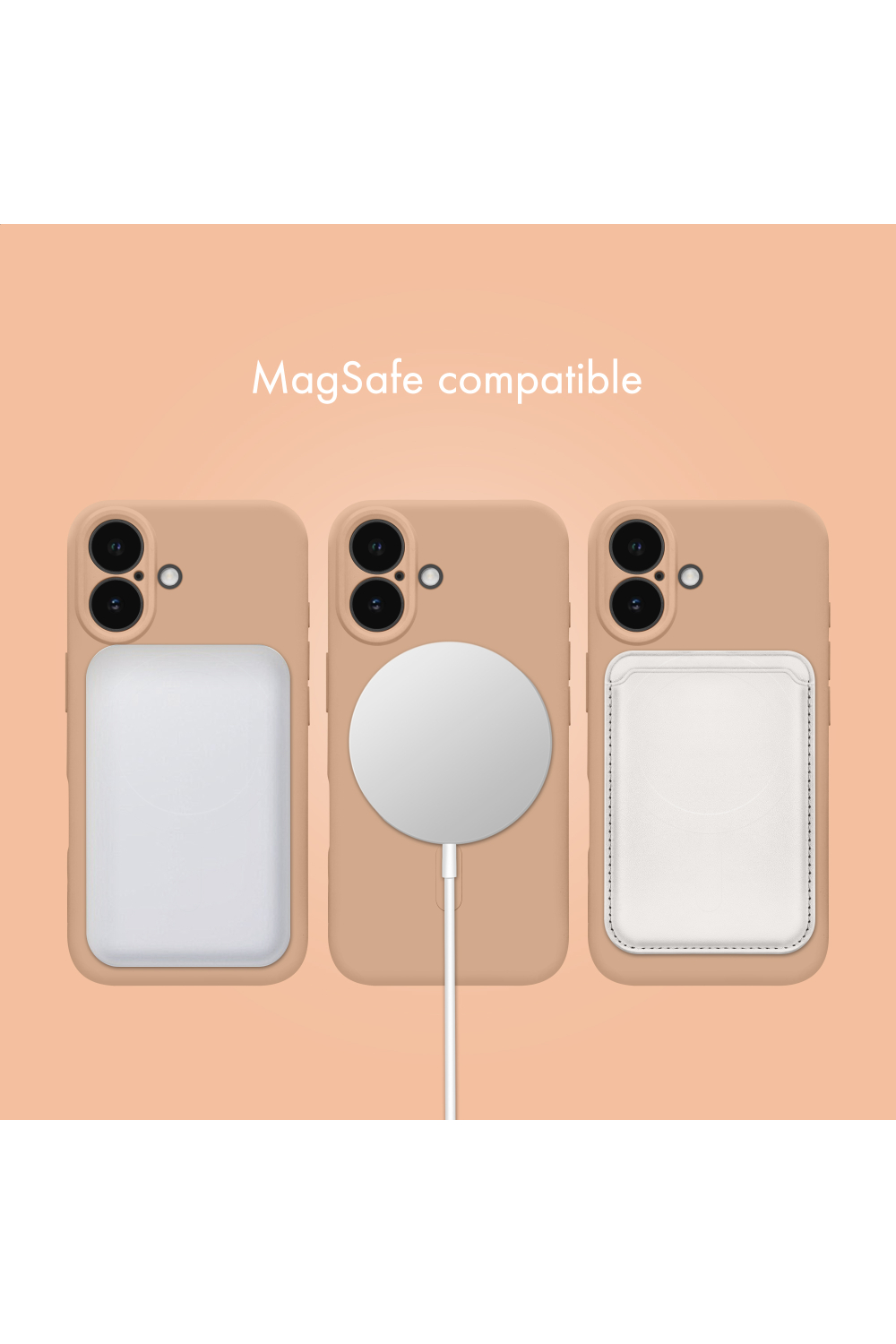 My Style Protective Flex Magsafe Compatible Case For Iphone 17 Soft Pink - Afbeelding 8
