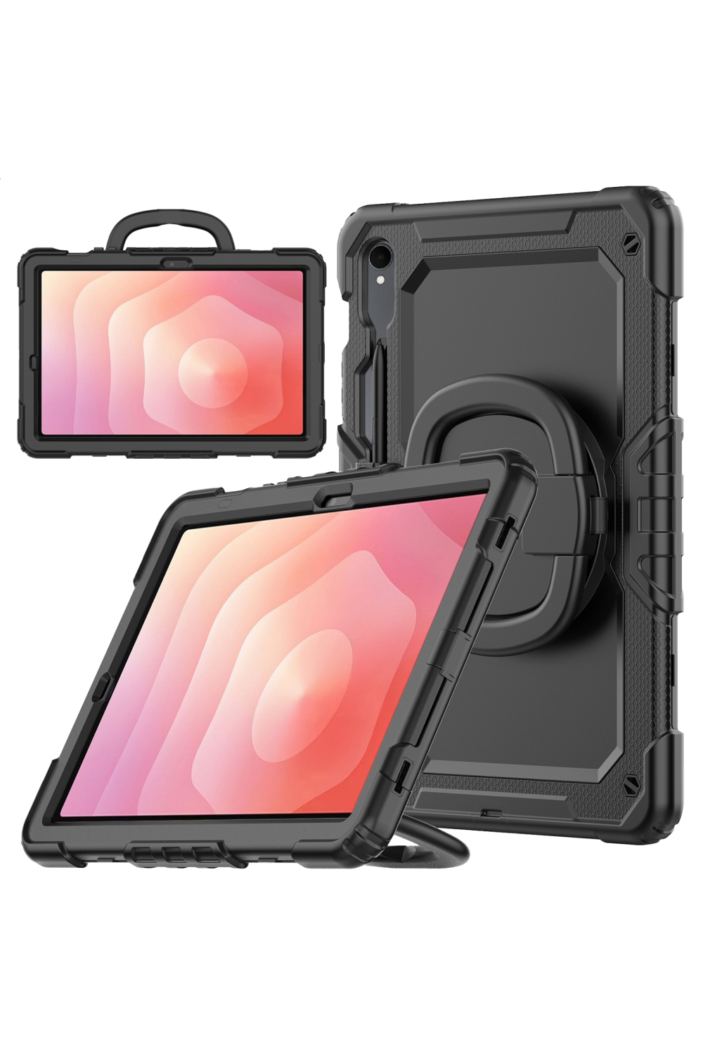 Mobilize Rotating Defender Case Stand Function For Samsung Galaxy Tab S11  Black