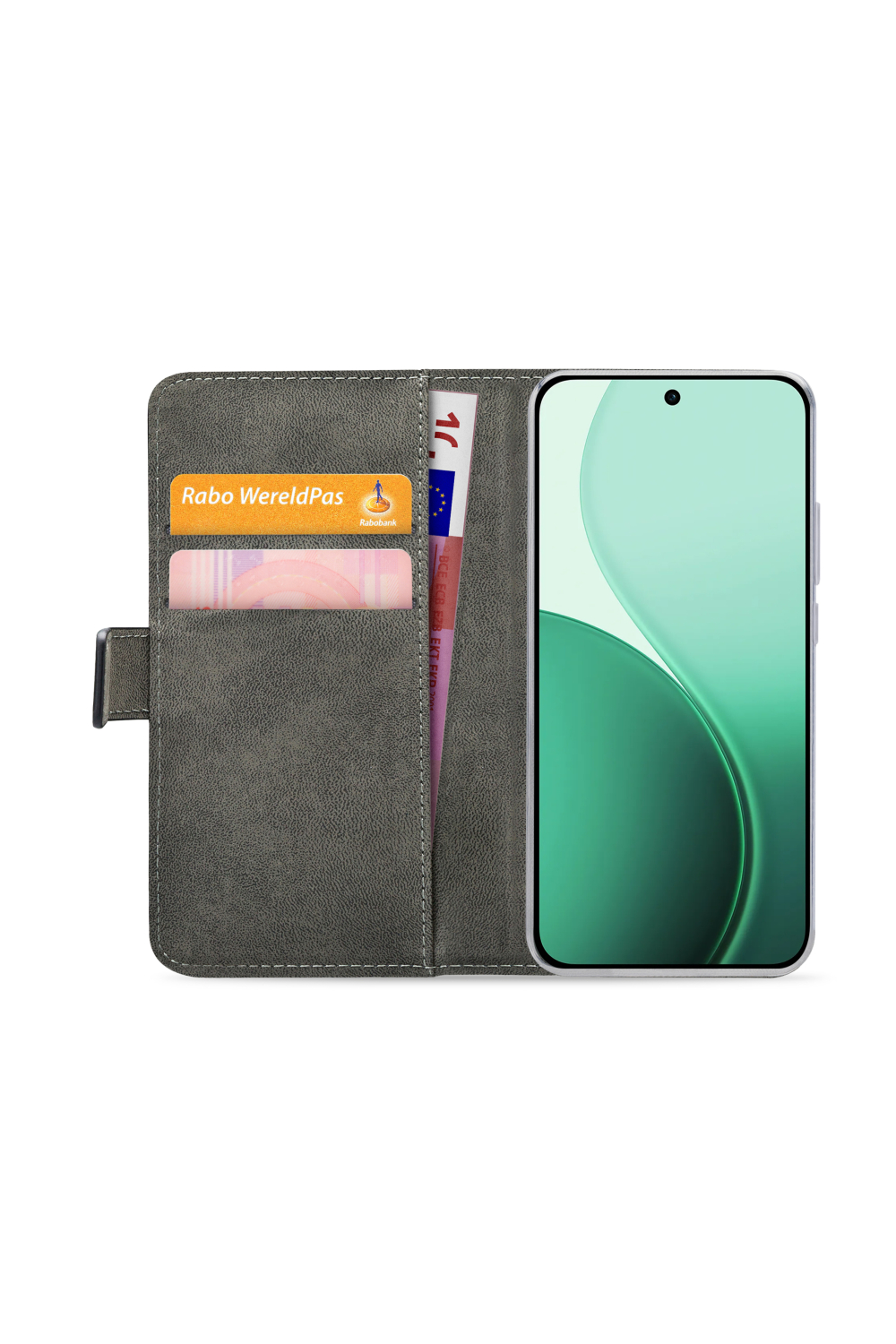 Mobilize Classic Gelly Wallet Book Case Oppo Reno 14 5G Black - Afbeelding 3